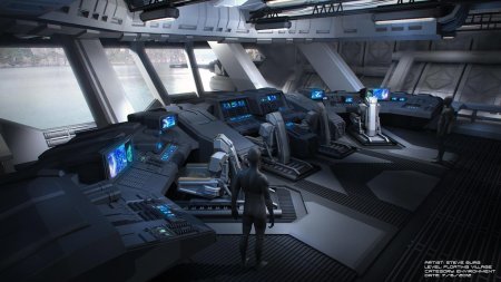 Космический корабль внутри фантастика