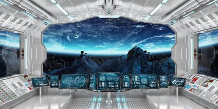 Интерьер космической станции