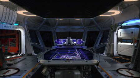 Кабина космического корабля спейс шаттл