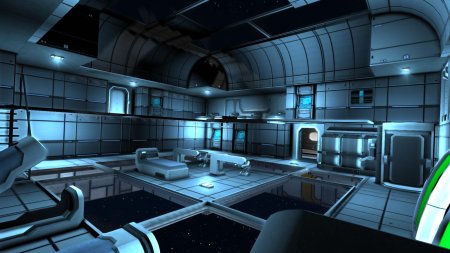 Космическая станция sci-fi interior