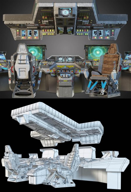 Космический корабль энтерпрайз внутри