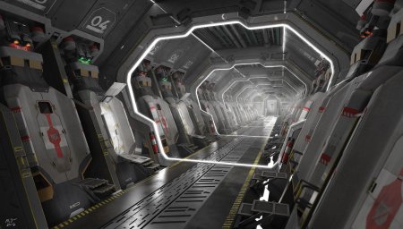 Sci fi corridor