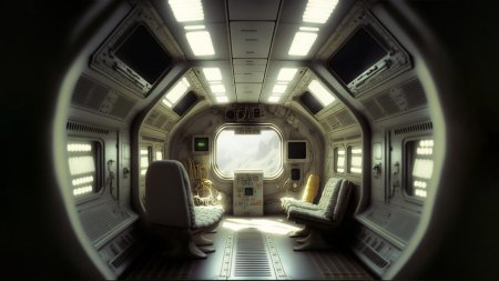 Spaceship interior