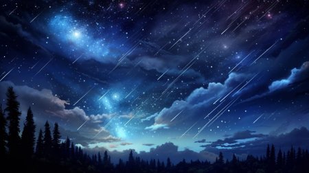 Красивое звездное небо