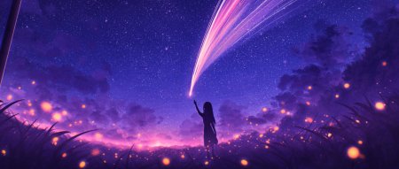 Звездное небо арт