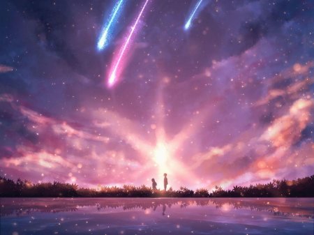 Аниме звёздное небо макото синкая