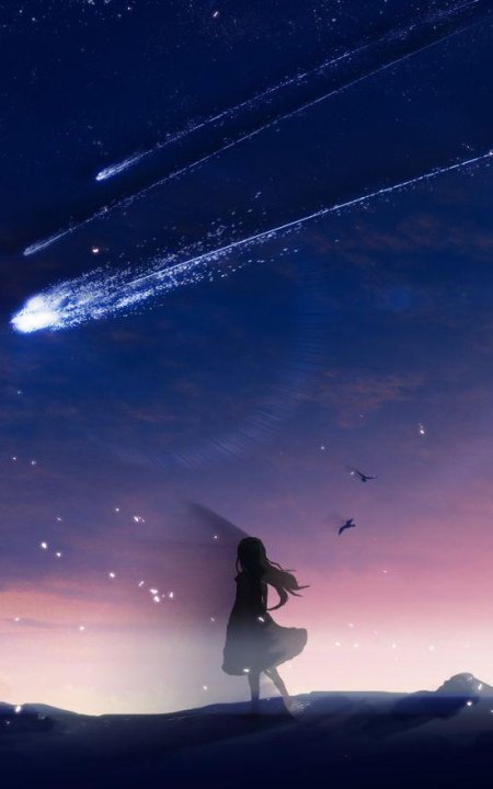 Звездное небо аниме