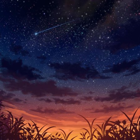 Звездное небо аниме