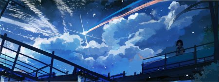 Ночное небо аниме