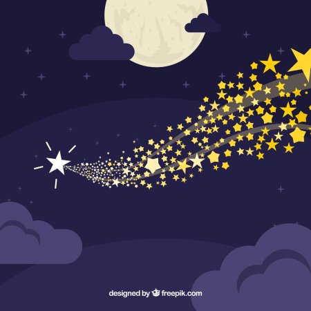 Звездное небо мультяшное