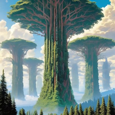 Огромное дерево