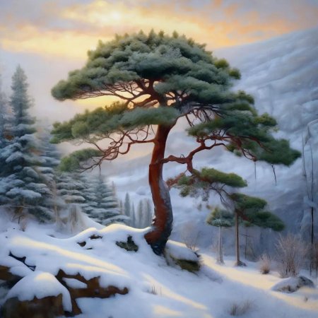 Картина сосна