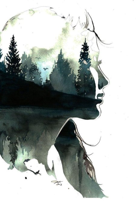 Акварельная иллюстрация