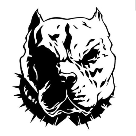 Татуировка питбуль эскиз