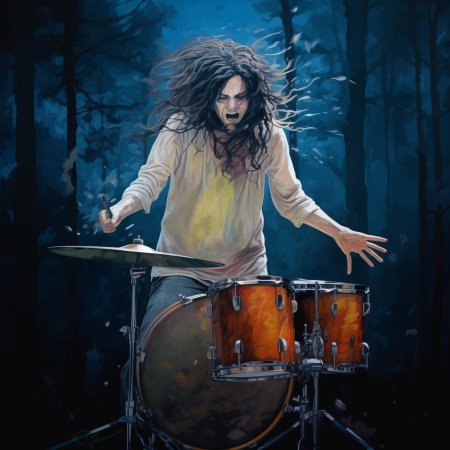 Барабанщик рисунок