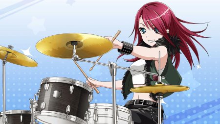 Барабанщик аниме бандори