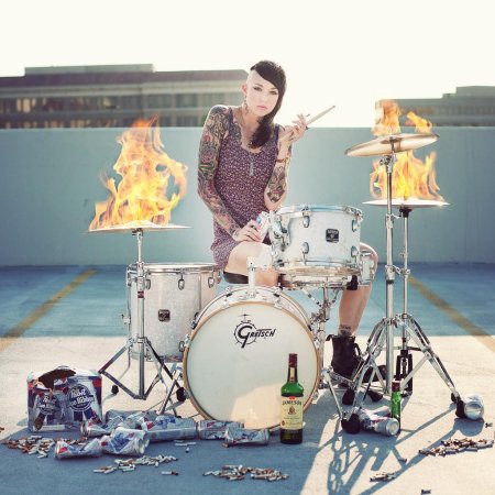 Фотосессия с барабанами