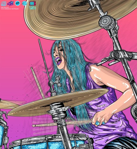 Джен леджер барабанщица