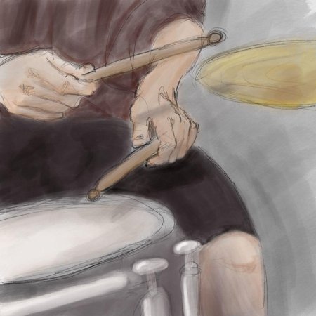 Барабанщик рисунок