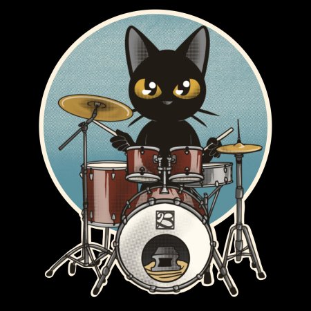 Drummer cat