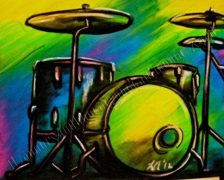 Барабан в живописи