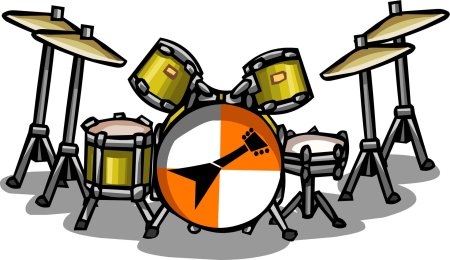 Барабан на прозрачном фоне