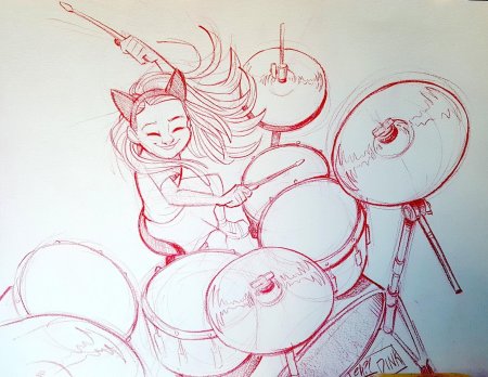 Барабанщик скетч