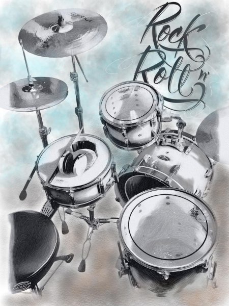 Рисунок барабан