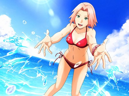 Сакура харуно в купальнике