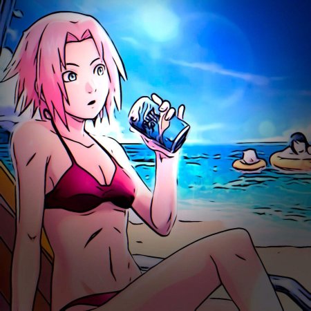 Сакура из наруто в купальнике