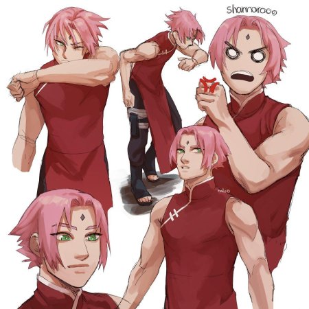 Male сакура харуно и наруто