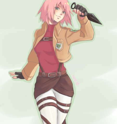 Сакура харуно кроссовер