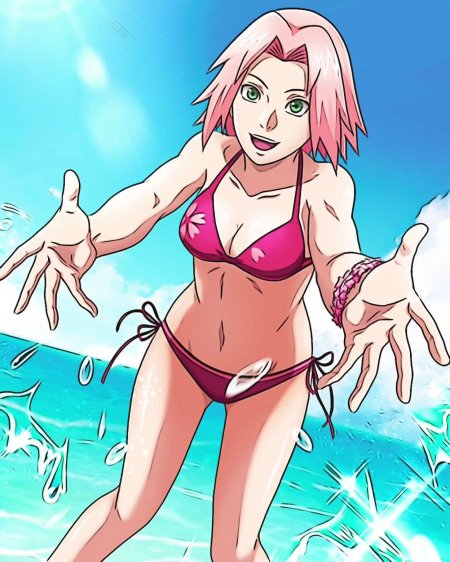 Сакура харуно бикини