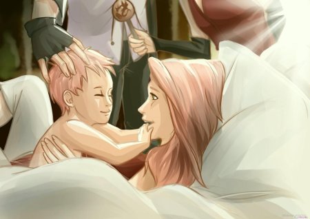 Семья узумаки наруто и сакура