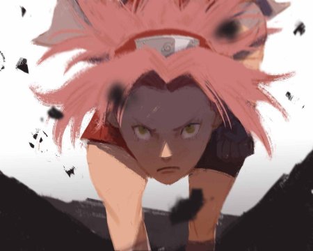 Сакура наруто постер