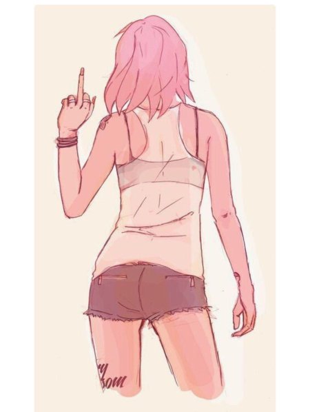 Сакура харуно показывает фак