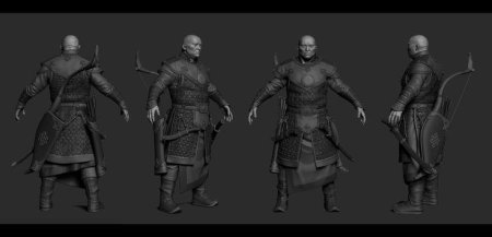 Татаро-монгольский воин арт