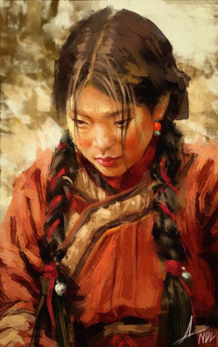 Монгольская девушка