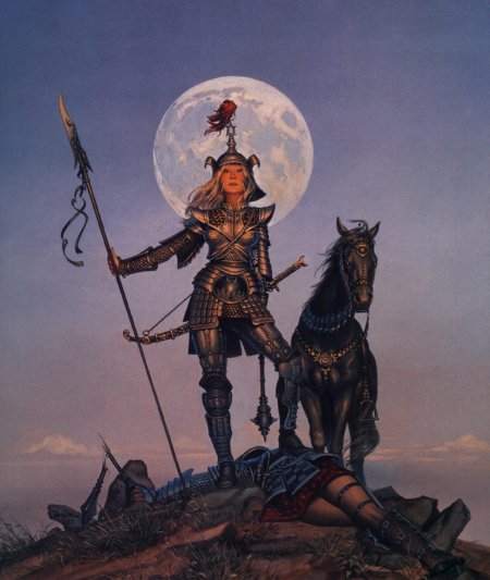 Clyde caldwell воительницы