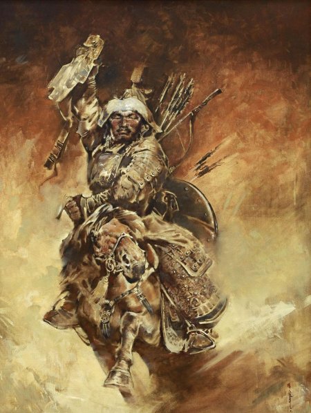 Монгольский воин чингис-хана арт