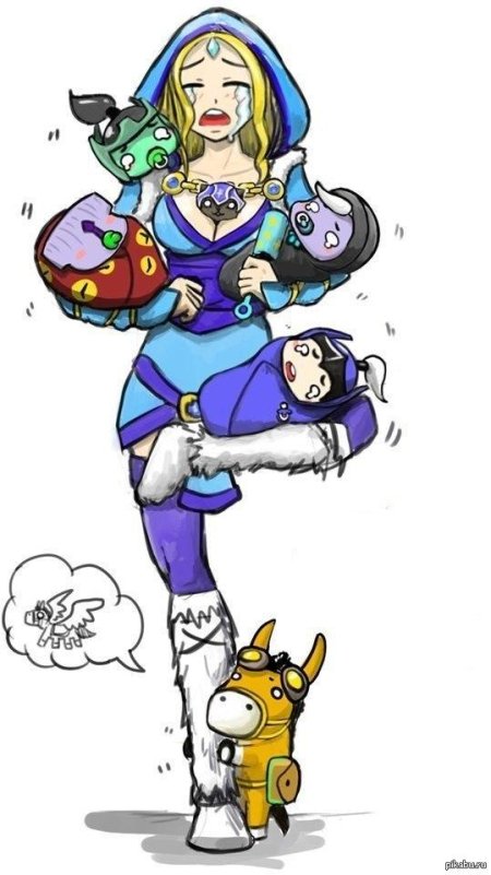 Керри и саппорты дота