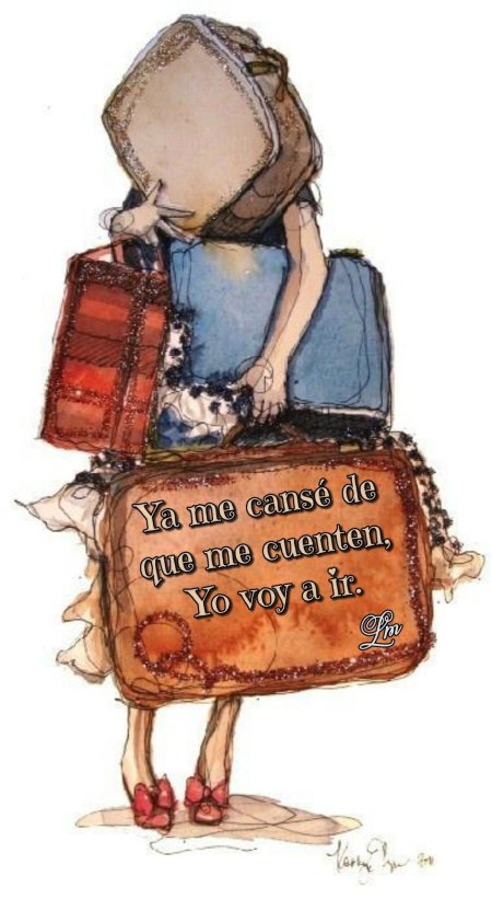 Девушка с чемоданами