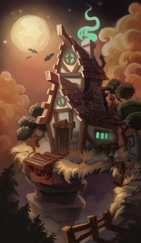 Сказочный домик фэнтези