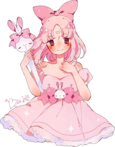 Аниме розовая