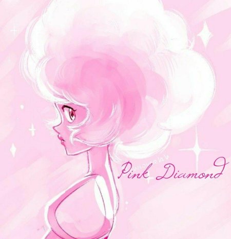 Розовый алмаз стивен юниверс арт