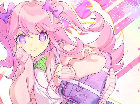 Аниме розовая