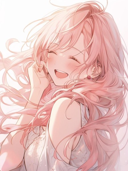 Милая аниме девушка