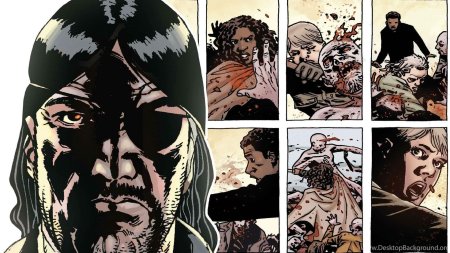 Губернатор ходячие мертвецы комикс арт