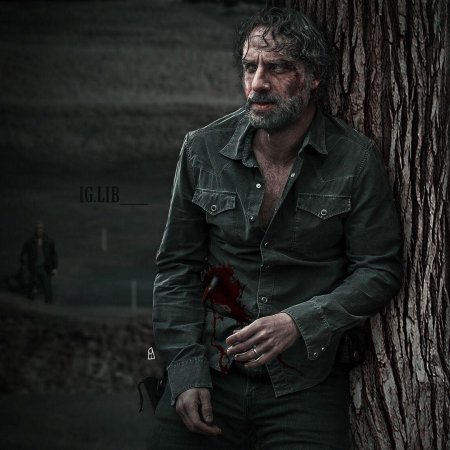 Ходячие мертвецы ниган и рик