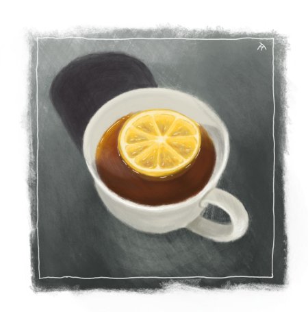 Чай с лимоном